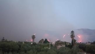 Notte di fuoco e black out a Palermo: fiamme a Borgo Nuovo e Monte Pellegrino, citt&agrave; al buio - Gli incendi in provincia