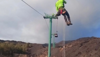Emergenza in quota: il Sass si addestra sulla funivia dell&rsquo;Etna