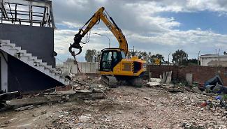 Demolita anche l&rsquo;ultima baracca, via Quinto Ennio &egrave; stata liberata