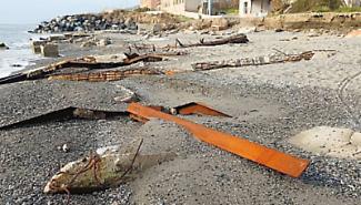Spiaggia chiusa per interventi di bonifica dei rifiuti