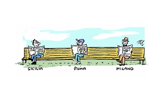 Vignetta Roma/Milano