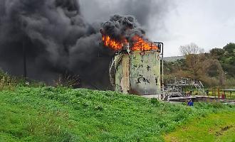 L'incendio al pozzo dell'Irminio a Ragusa, evitata una strage