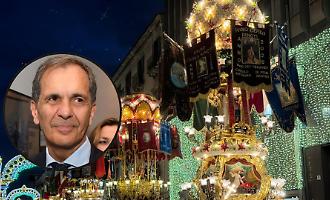 Sant'Agata fra i ritardi e il "caso candelore", ma la festa rimane emozione. Trantino: &laquo;Se l'anno prossimo non facessimo i fuochi del Borgo?&raquo;