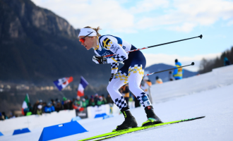 Val di Fiemme: la svedese Linn Svahn prima in quarti, dopo la Ganz