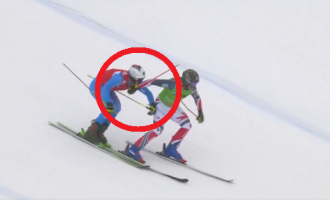 Il video del pugno in pista: cos&igrave; &egrave; sfuma il sogno di Coppa per l'olimpionico Simone Deromedis