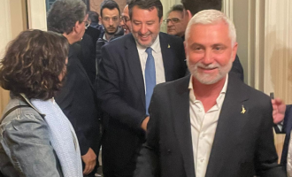 Salvini, cena a sorpresa a Messina con i candidati della Lega