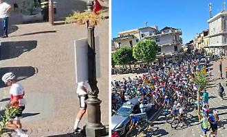 Indignazione a Zafferana: ciclisti della Granfondo Giro dell'Etna orinano in piazza davanti ai bambini