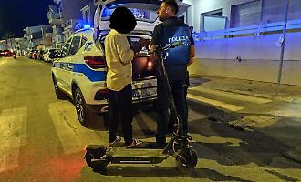 Vittoria, la polizia locale non fa sconti su monopattini e movida