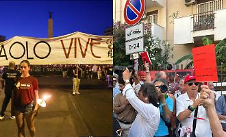 Via D&rsquo;Amelio, &egrave; scontro dopo il 19 luglio: accuse incrociate tra Fiaccolata e Agende Rosse