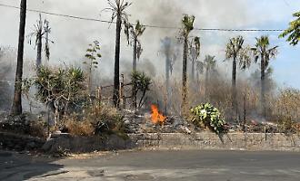 Catania, un altro incendio in 24 ore fra le vie Macaluso e Velletri