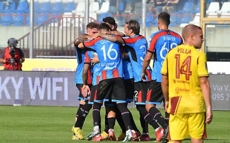 L'esultanza del Catania