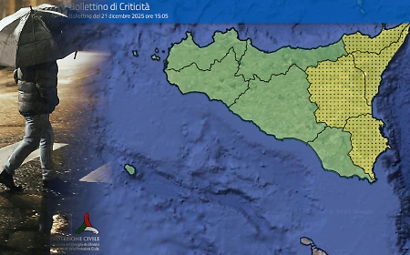 Domenica sott'acqua in Sicilia e anche per domani luned&igrave; c'&egrave; allerta moderata su parte dell'Isola