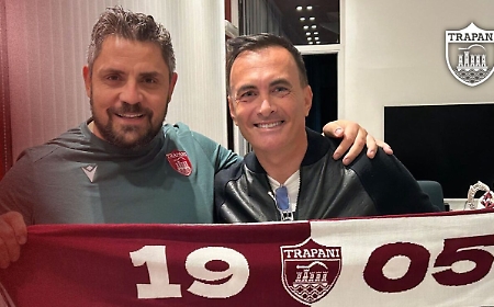 Il nuovo ds granata Luigi Volume con il presidente Antonini