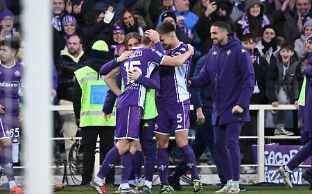 Milan, c'&egrave; poco da stare Allegri: Comuzzo illude la Fiorentina, poi rimedia Nkunku