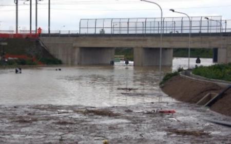 Esondato il fiume Imera, chiusa per diverse ore la Statale 113 a Campofelice di Roccella