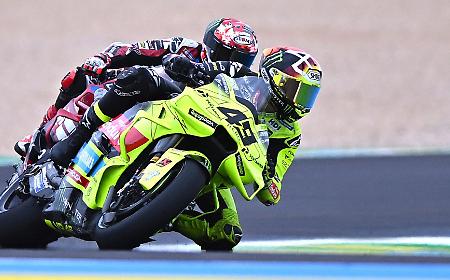 Tra cadute e colpi di scena Di Giannantonio conquista la pole a Goi&acirc;nia