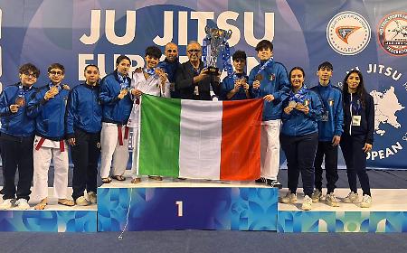Arti marziali: la Sicilia ha fatto il pieno agli Europei di ju jitsu