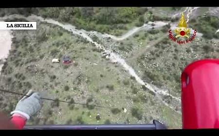 Maltempo sui Nebrodi: cento campeggiatori bloccati a San Fratello, 29 tratti in salvo, operazioni in corso, 118 sul posto