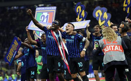L'Inter &egrave; campione d'Italia: batte il Parma 2-0 e vince il 21&deg; titolo della storia nerazzurra