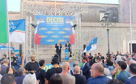 I "Decisi" di Fratelli d'Italia riuniti a Gravina. Donzelli: &laquo;Qui per parlare con la gente&raquo;