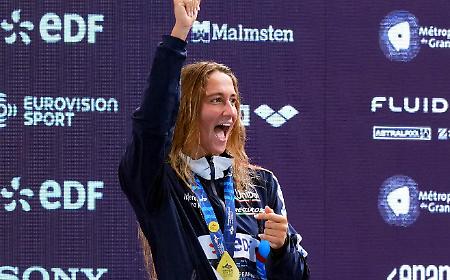 Parigi ai piedi di Simona Quadarella: trionfo assoluto nei 400 stile