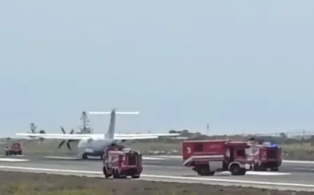 Fumo e perdita di potenza al motore, paura per i passeggeri del volo Lampedusa-Catania