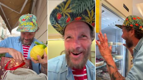 Jovanotti saluta Palermo con i limoni in borsa: &laquo;Grazie per l'energia&raquo;