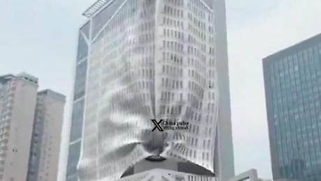 Il display LED 3D in Cina che lascia a bocca a perta