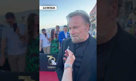 Franco Nero festeggia 60 anni di cinema: il Taormina Film Festival lo premia al Teatro Antico
