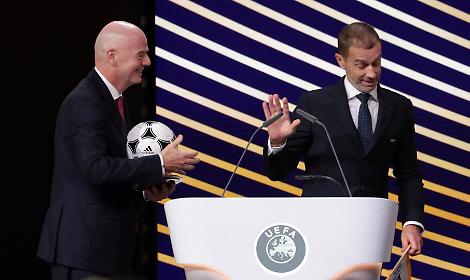 La Uefa prepara il boicottaggio della Fifa: &laquo;Il progetto di Infantino va ritirato&raquo;
