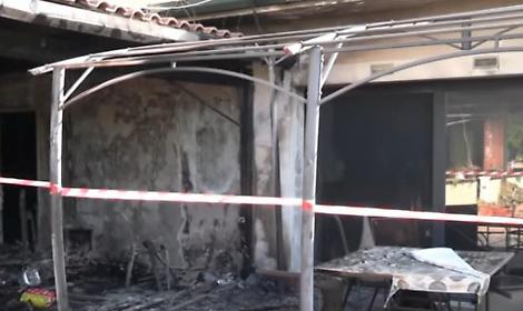 Struttura di beneficenza danneggiata da un incendio