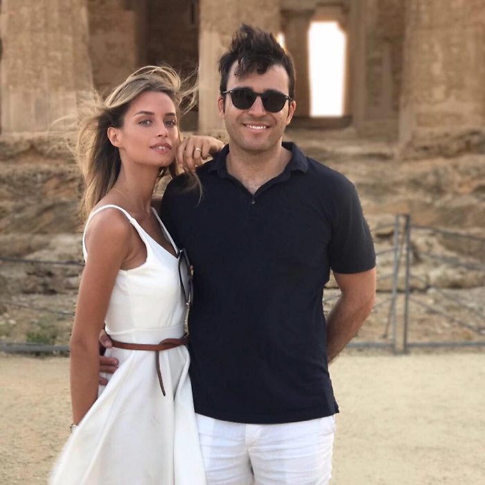 Giulia Arena con il compagno Antongiuseppe Morgia