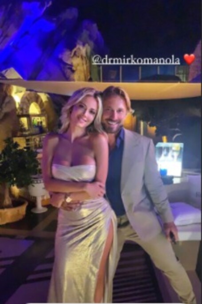 Diletta Leotta con il fratello Mirko Manola