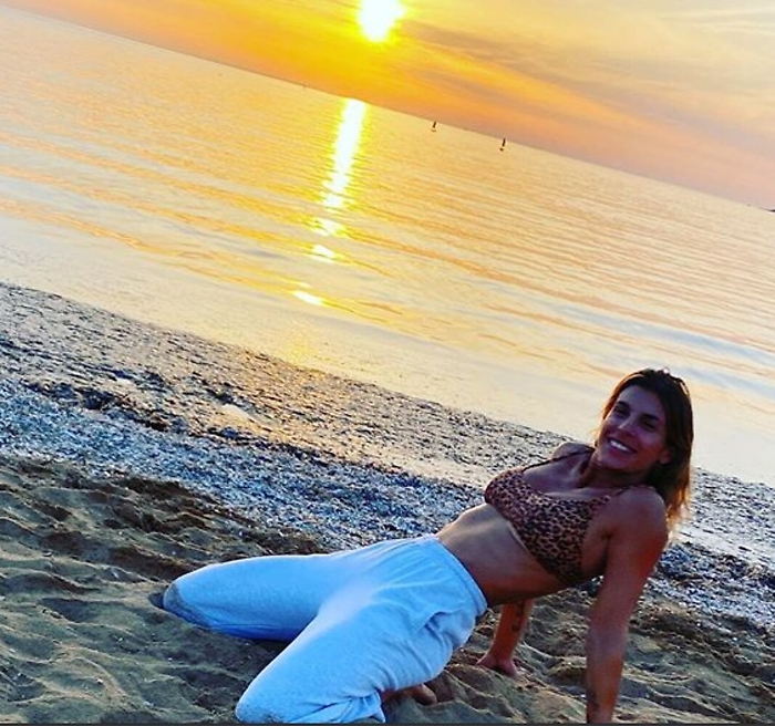 Elisabetta Canalis in Sardegna