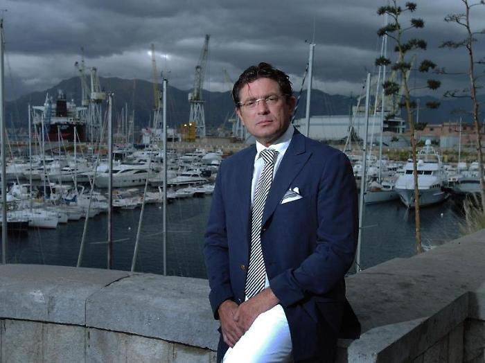 Una foto d'archio di Montante dopo l'elezione al vertice di Confindustria Sicilia