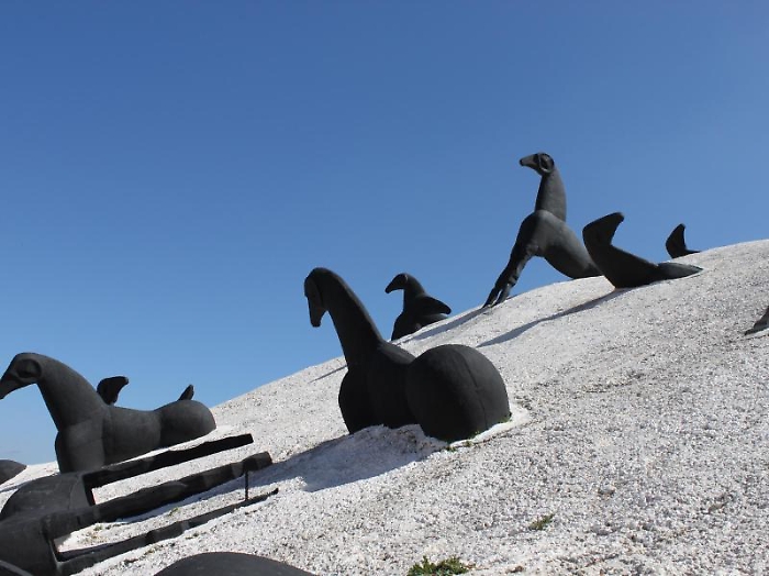 Belice: l'utopia della ricostruzione tra new town e arte a 50 anni dal terremoto. ANSA/US FONDAZIONE ORESTIADI 