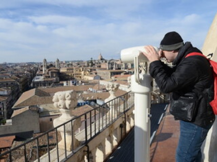 VISTA DI CATANIA DALLA CUPOLA DELLA BADIA SANT'AGATA