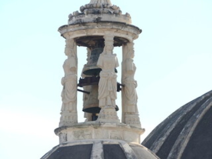 CATANIA 03/01/2017 : VISTA DI CATANIA DALLA CUPOLA DELLA BADIA SANT'AGATAil campanile della cattedrale