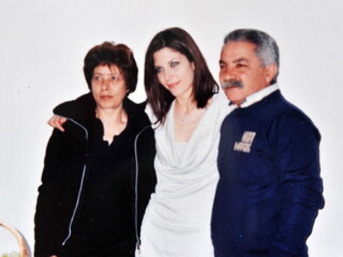 Valentina Salamone con i genitori