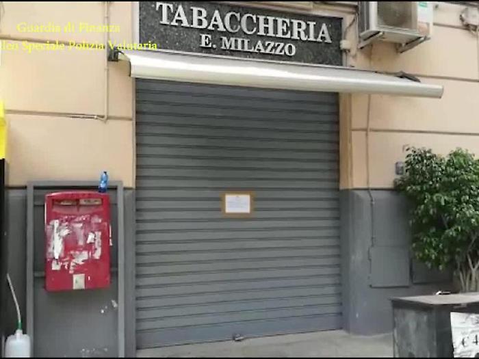 Un frame tratto dal video della Guardia di Finanza nell'ambito dell'operazione 'Delirio' che ha portato all'arresto di 24 persone al termine di una i