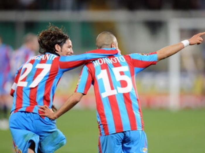 biagianti e morimoto, giocatori catania calcio