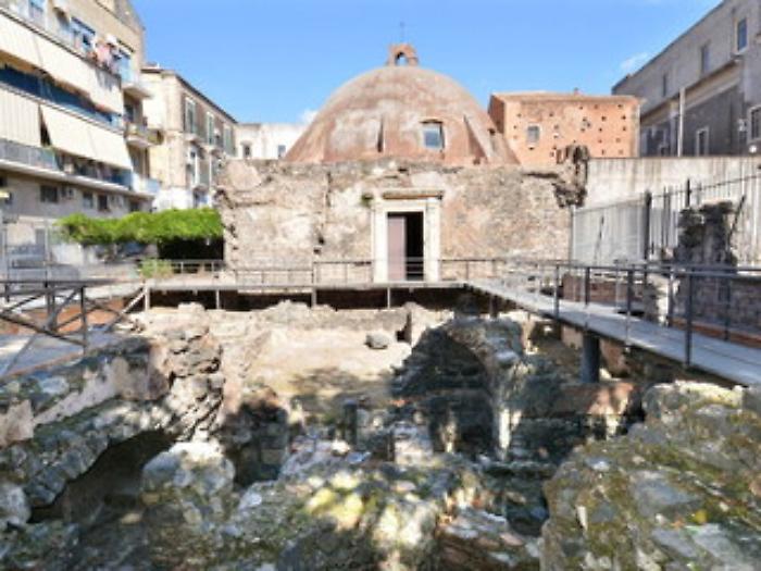 CATANIA 11/10/2016 : TERME ROTONDA, esterno lato Sud