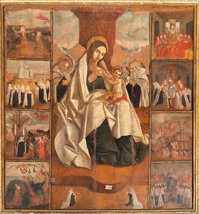 7.-Andrea-Pastura_Madonna-del-Carmelo-e-storie-dellordine-1501-Chiesa-Maria-SS.-Annunziata-al-Carmine-CT