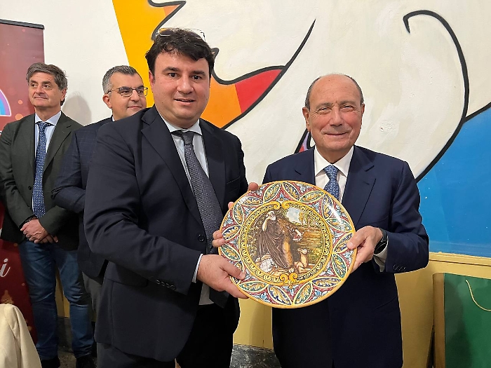 Presidente Schifani con Emiliano Abramo