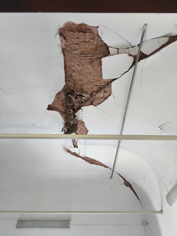 Attivit&agrave; produttive via Sangiuliano buco nel tetto (maggio 2024)