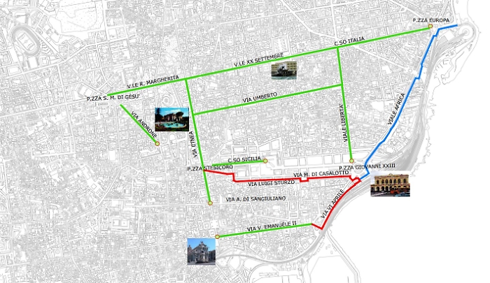 Pista ciclabile Catania