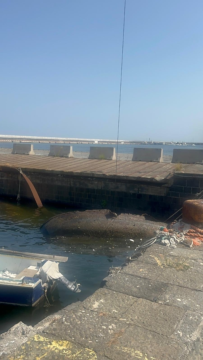 rimozione relitti nel porto di Catania 2