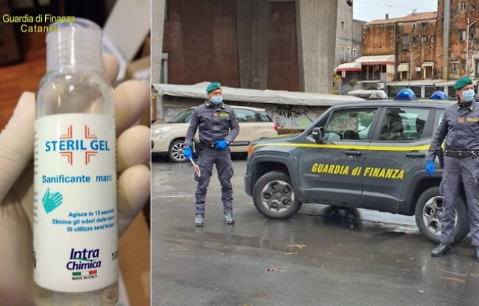 Falsi gel igienizzanti in farmacie a Catania: denunce della Gfdf