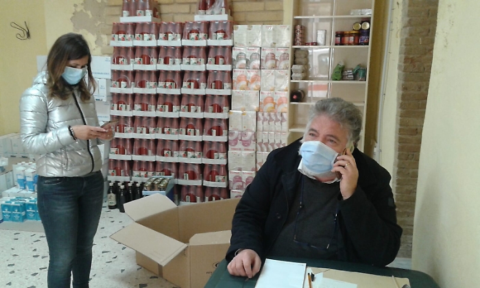 Coronavirus, ad Agrigento aiuti alimentari per 90 famiglie