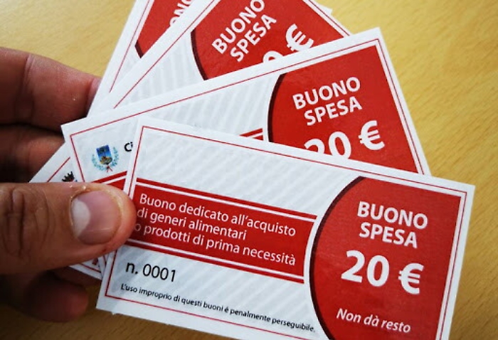 Donati al comune di Agrigento 100mila euro di buoni spesa